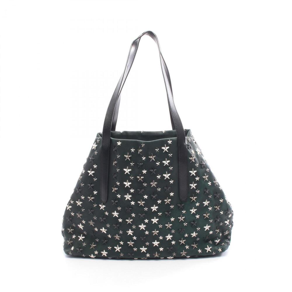 Jimmy Choo PIMLICO S Tote Bag Handbag Leather Women's Green